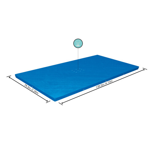 Bestway Sicherheitsabdeckung für Bestway 58107 / 24 Pool Schwarz 2