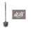 Elliott Toilet Brush, Grey, One Size 5