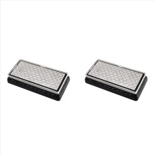 2X Double-Sided Diamond Sharpening Stone,Whetstone Honeycomb Plate with Non-Slip Base(400/1000 Grit)