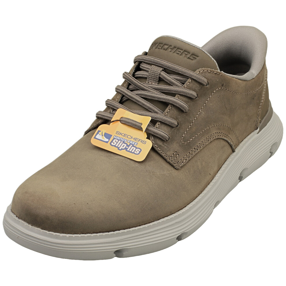 Skechers (11) Slip-Ins Garza Duran Mens Casual Trainers In Dark Taupe