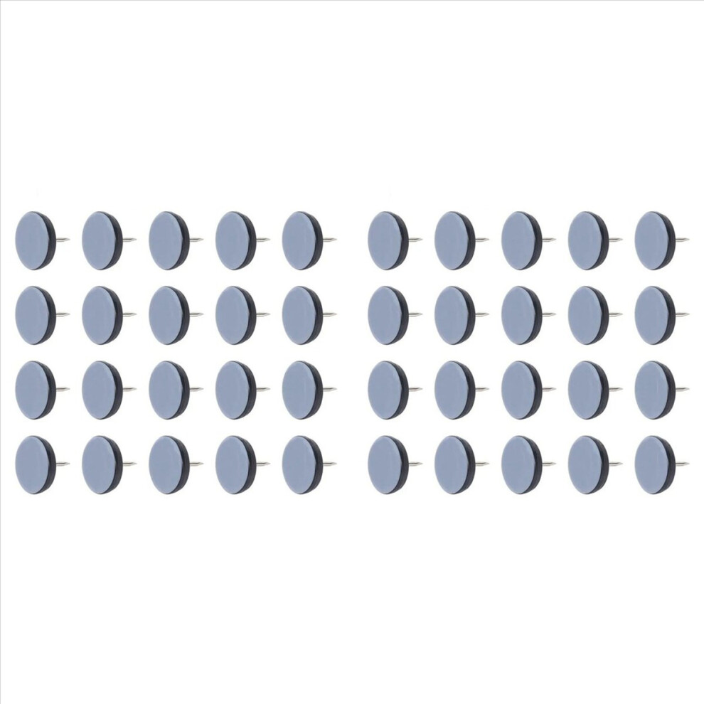 40 Pcs Furniture Slider Pads With Nail Feet Furniture Moving Gliders Mover Floor Protector 22Mm 4852352345133