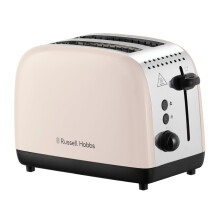 Russell Hobbs 2 Slice Toaster [Fast Toasting, Frozen/Cancel/Reheat Functions with Lift & Look] Classics Jasmine (Longer slots, High lift lever, Crumb