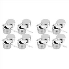 16pcs Chafing Holder,Stainless Steel Chafe Wick Holder with Cover,Heat Box Holder for Chafing Dish,Barbecue