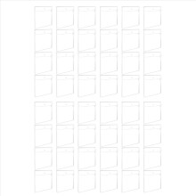 48Pcs Scrapbook Paper Storage 12x12 Paper Storage Paper Organizer for Holding Scrapbook Paper Photos Vinyl Sheets Files