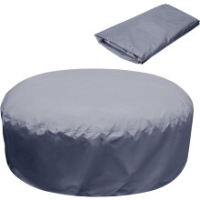 190?70CM Round Hot Tub Cover - 4 Persons Hot Tub Cover - Full Coverage Hot Tub Covers Replacement -UV Resistant, Portable Overall Spa Safety Protector