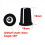 10X EQ Rotary Knob Replacement Equalizer Potentiometer Fader Knobs Push Rod Cap, Knob Cap-F 4