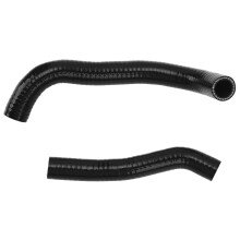 2PCS Black Silicone Radiator Cooling Hoses for ATV DVX-400 2007-2008