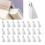 Conjunto de 25 cunhas de alumínio branco para calhas de 5 polegadas estilo K, nivela calhas em telhados inclinados com inclinação de 6/12, B 4