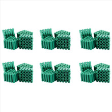 Mounting Screws Green 6 mm Non-Slip Plastic Dowel 600 Pieces