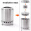 Smokeless Tabletop Fire Pit Portable Mini Stove Mini Fire Pit Wood Portable Bonfire 3