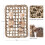 Seagrass Protector Mat with Toys for Bunny Internal Protective Grass Bite String Teeth Grinding Toy 5