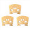 3X Full Size 4/4 Violin Bridge 1