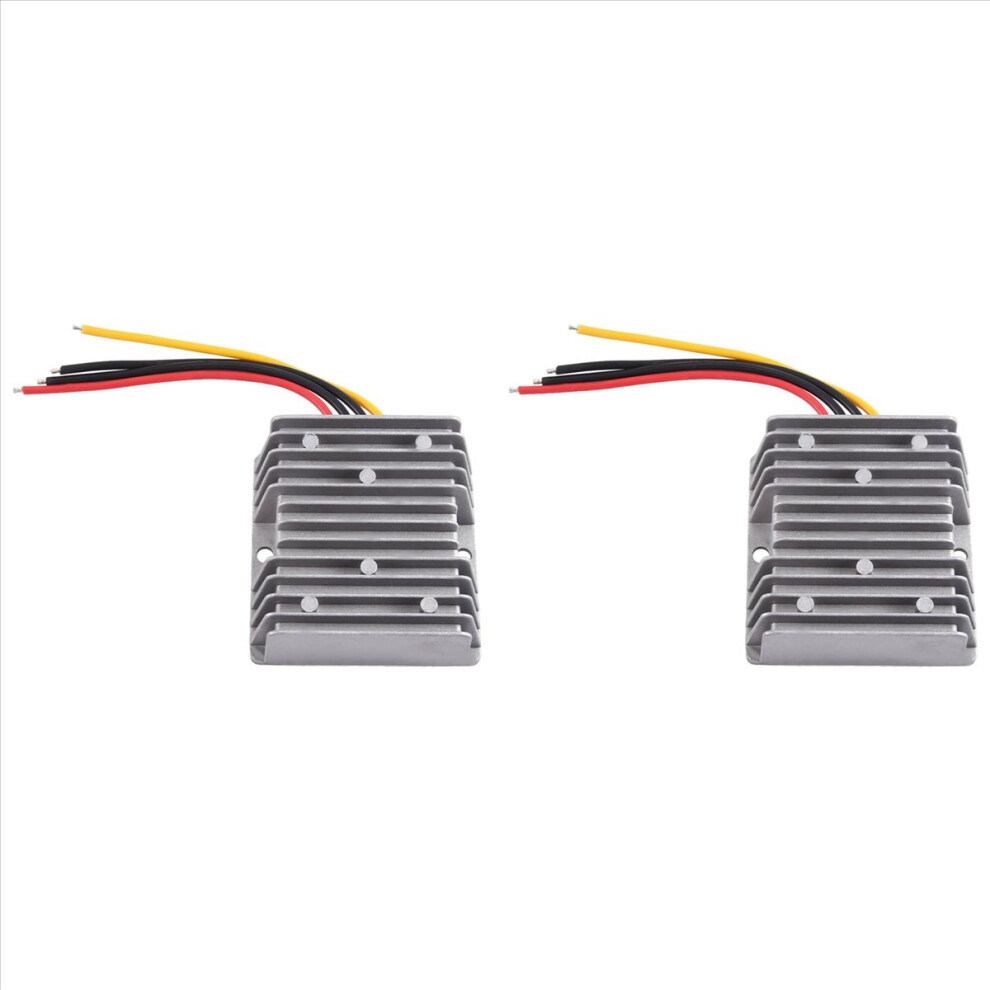 2X Dc 9-36V To Dc 12V 10A 120W Voltage Converter Regulator Dc/Dc Boost Transformer Waterproof 4853796317557