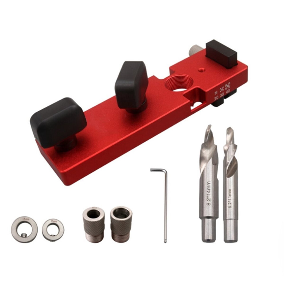Aluminum Profile Drill Guide Punch Locator,Single Hole Profile Drill For 2020 3030 4040 Profiles Punching Drilling Tool 4854054904434