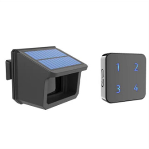400 Meters Solar Wireless Driveway Alarm Outdoor Weather- Motion Sensor & Detector DIY Security Alert System