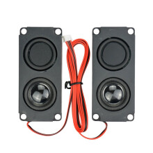 2Pcs Compact Square Speakers Sound System 45100 Speaker Ideal for Home Audio & Portable Use