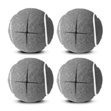4PCS Precut Tennis Balls for Walkers, Felt Glides, Universal Fit for Most Walkers & Furniture Legs, Easy Installation