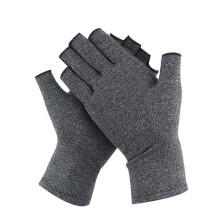 Artrose handschoenen zonder vingers voor handpijn en compressie bij artrose (maat L) (past op polsen van 20-24 cm)
