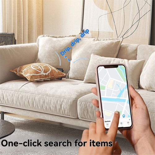 Bluetooth GPS Smart Tag Anti-Loss Location Tracker Ασύρματη φόρτιση για Find My App Replacement B 1