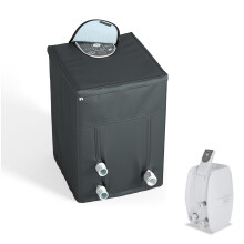 XCZ Hot Tub Pump Cover with PVC Transparent top, Insulated with Polar Fleeced Fabric, Spa Pump Winter Cover, Suitable for Inflatable hot tub Heater,