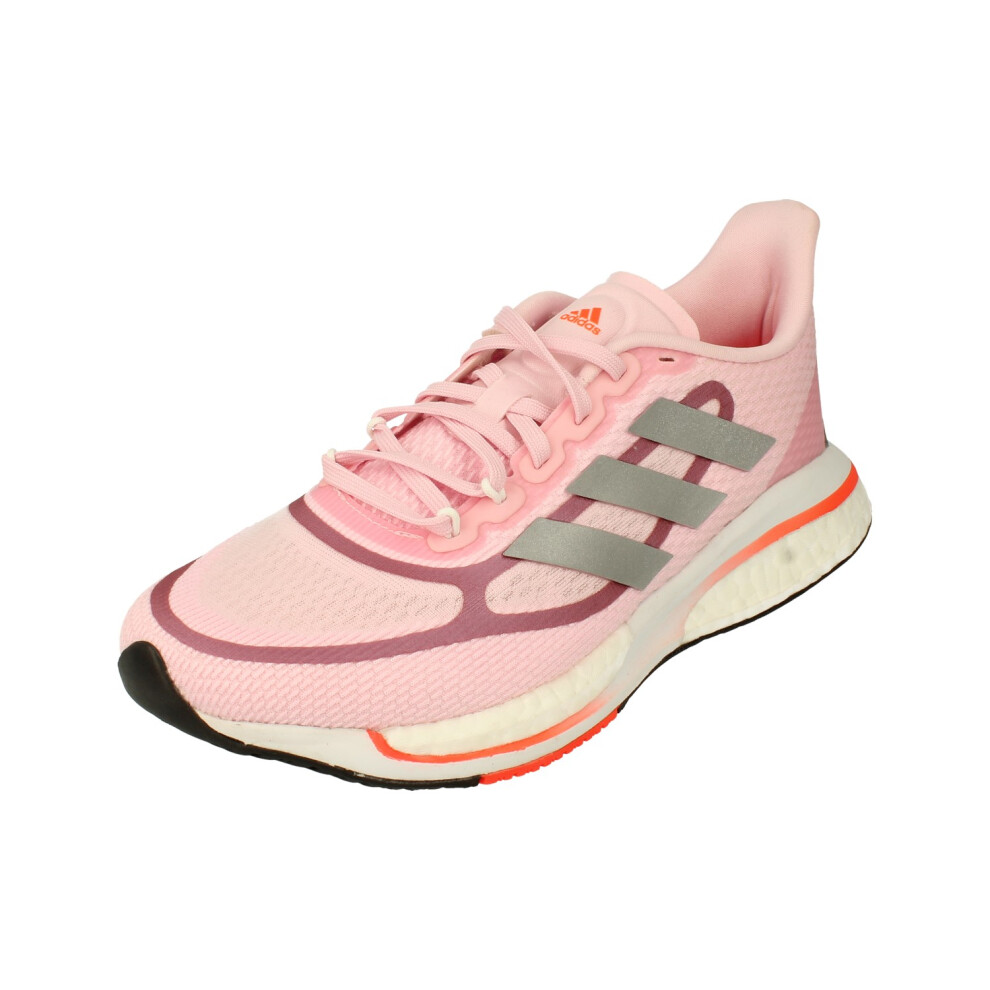 Adidas (4.5) Supernova + Womens Running Trainers Sneakers Pink