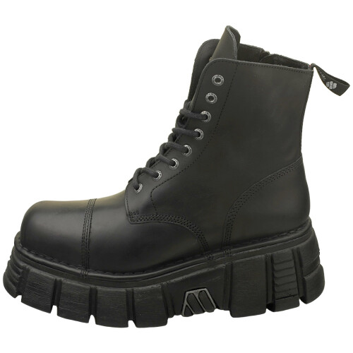 New Rock New Rock Metallic Plattformboots - Schwarz  Unisex - 46 EU 2