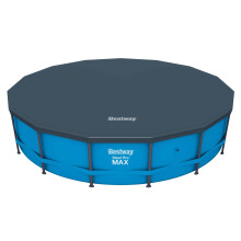 BESTWAY STEEL FRAME SWIMMING POOL COVER 10FT 12FT 15FT (POOL NOT INCLUDED) (15FT BW58038)