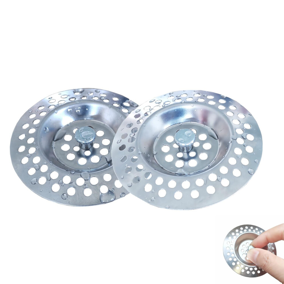 Yakrioes Stainless Steel Kitchen Sink Strainer Plug Sink Sieve Sink Hole Strainer Drain Protector For Bathroom And Kitchen, Hair Catcher Stopper For 739406554960