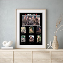 Dads Army Cast signed/Autographed Print (A3 Print 42cm x 29.7cm)