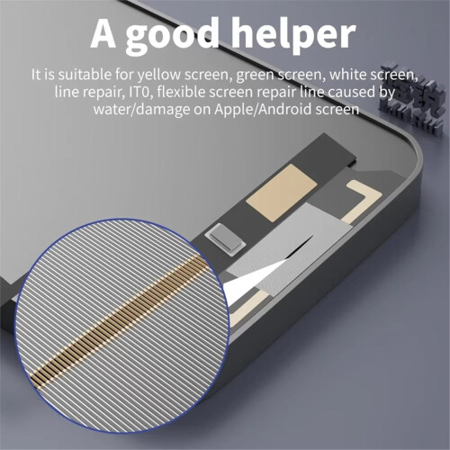 Nano Conductive Silver Paste Low Resistance Screen Line Repair for PhoneS IPhoneAndroid Green/Yellow Screen Fix Tools 2