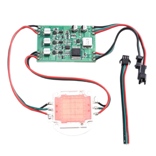 1 Módulo de LED Pixel WS2811 Endereçável 30W, 12V DC, RGB Programável, de Alta Potência 1