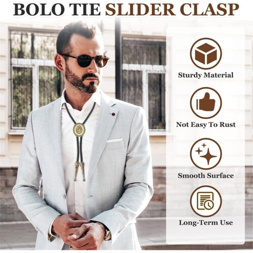 Κιτ Εύρεσης Γραβάτας Bolo, Αξεσουάρ Γραβάτας Bolo για Κατασκευή Κολιέ Western από DIY B 2