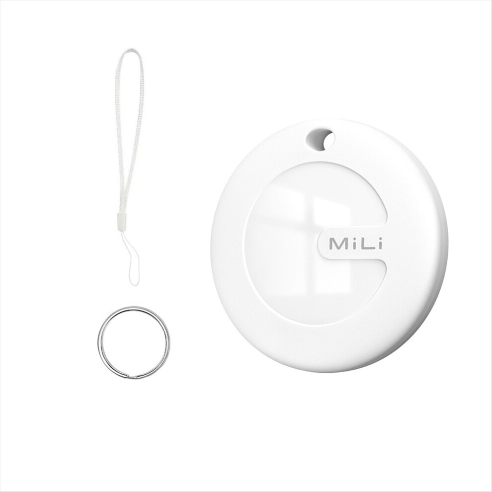 Smart Tracker Mitag Bluetooth Locator Anti-Lost Device Mobile Keys Pet Elderly Kids Finder For Android Find My White 4854054933335