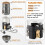 Vintage E26 Lamp Socket with Pull Chain Switch,4Pack Bulb Base for Table & Floor Lamps Replacement Parts 2