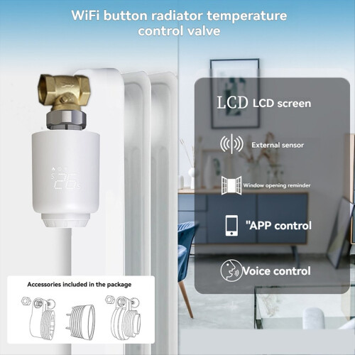 Tuya Smart ZigBee termostatický radiátorový ventil TRV programovateľný diaľkový ovládač teploty s aplikáciou 1