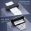 Portable Wireless Printer Bluetooth Thermal Printer Support A4&A5 Thermal Paper, Inkless Printer for Office Car Home 3