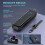 Portable Wireless Printer Bluetooth Thermal Printer Support A4&A5 Thermal Paper, Inkless Printer for Office Car Home 4