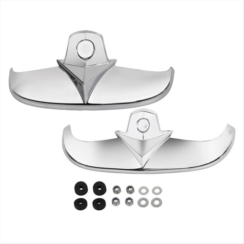 Kit de acabamento cromado para ponteiras dianteiras e traseiras para Springer FLSTS