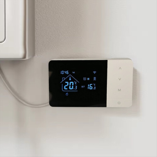 Smart Thermostat for Gas Boiler Wireless Temperature Controller with & Home for Heating/Cooling Systems 2