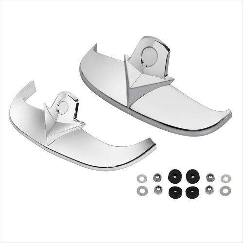 Kit de acabamento cromado para ponteiras dianteiras e traseiras para Springer FLSTS 2