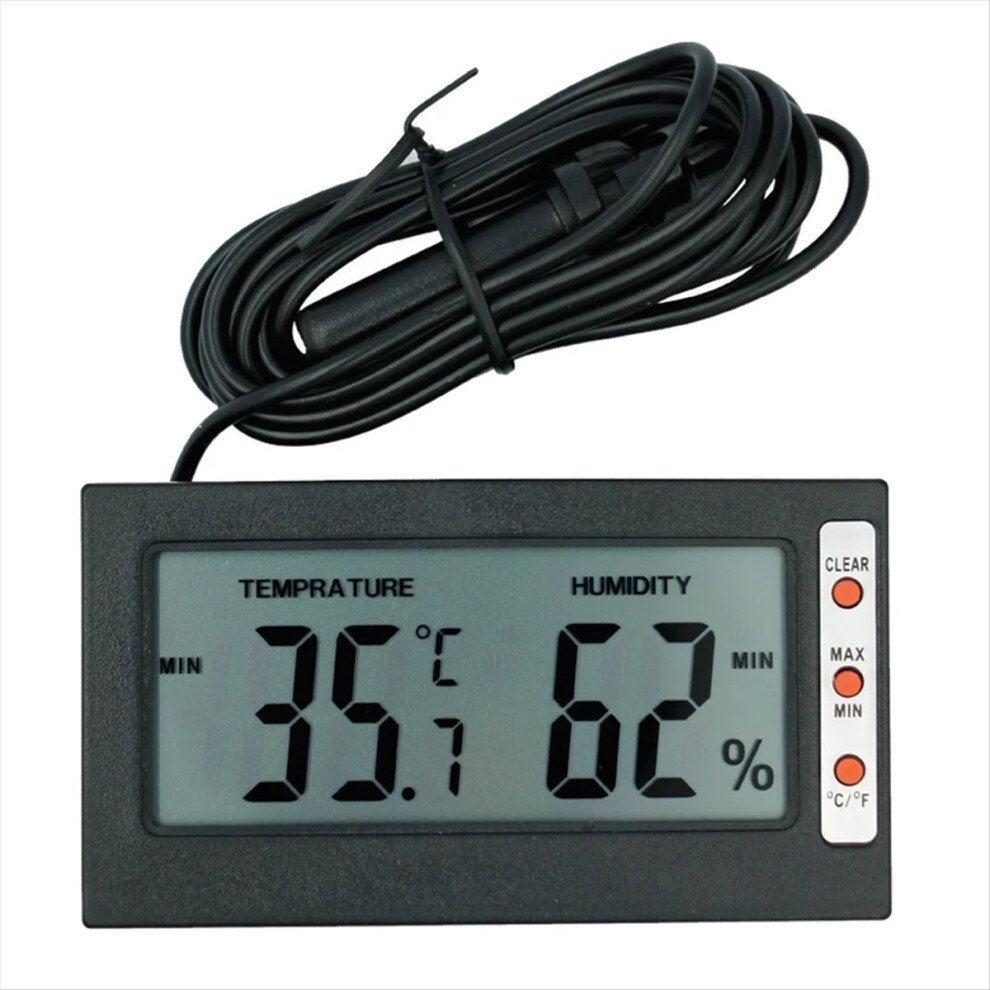 LCD Digital Electronic Thermometer Hygrometer Tester Temperature Humidity Gauge Meter Sensor Indoor Detector