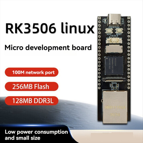 RK3506 Πλακέτα Ανάπτυξης Linux RK3506G2 Τσιπ 128MB DDRL3 με θύρα δικτύου 100M 1