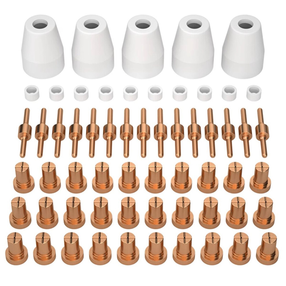 60Pcs Pt-31 Plasma Cutting Tip Electrode & Nozzle Kits Consumables Accessories For Cut40 50 Plasma Cutter Tools 4854054920953