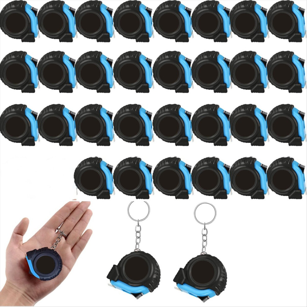 30 Pack Small Tape Measure Keychains,Mini Tape Measures Retractable,Pocket Measurement Tape Bulk Easy Read 3 Feet 4851335935781
