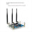 Για την πλακέτα δρομολογητή OpenWrtOne MT7981B Chip Solution WiFi6, Μαύρο, Κεραία 2