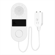 Tuya 2,4-GHz-WLAN-Wasserleckmelder mit akustischem und optischem Alarm (130 dB) – Smart-Home-Wasserleckmelder mit App-Steuerung
