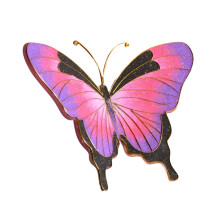 Fine Enamel Art Painting Craft Kit, 3D Butterfly Handmade Decoration Gift, DIY Handmade Material Bag D