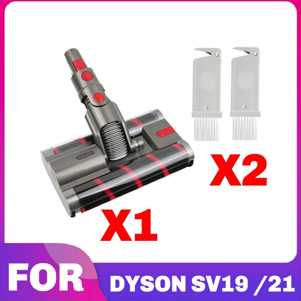 For Omni-Glide Sv19/21 Vacuum Head Replacement Soft Roller Cleaner Head Double Roller Brush With Brush 4854054935964