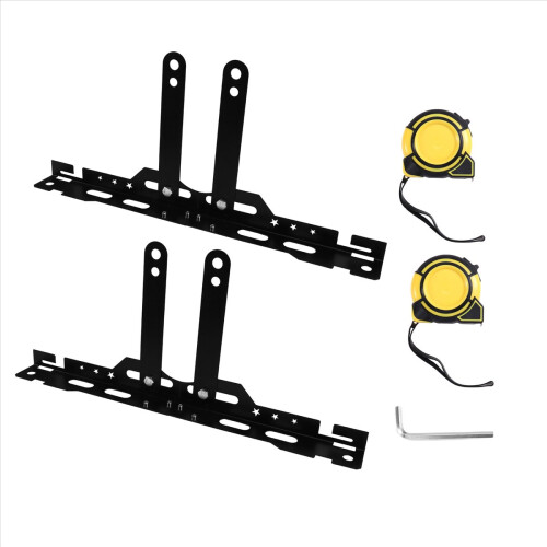 Car Wheel Alignment Tool Plates Adjustable Automotive Wheel Leveling Aligner Wheel Alignment Tool Black 1