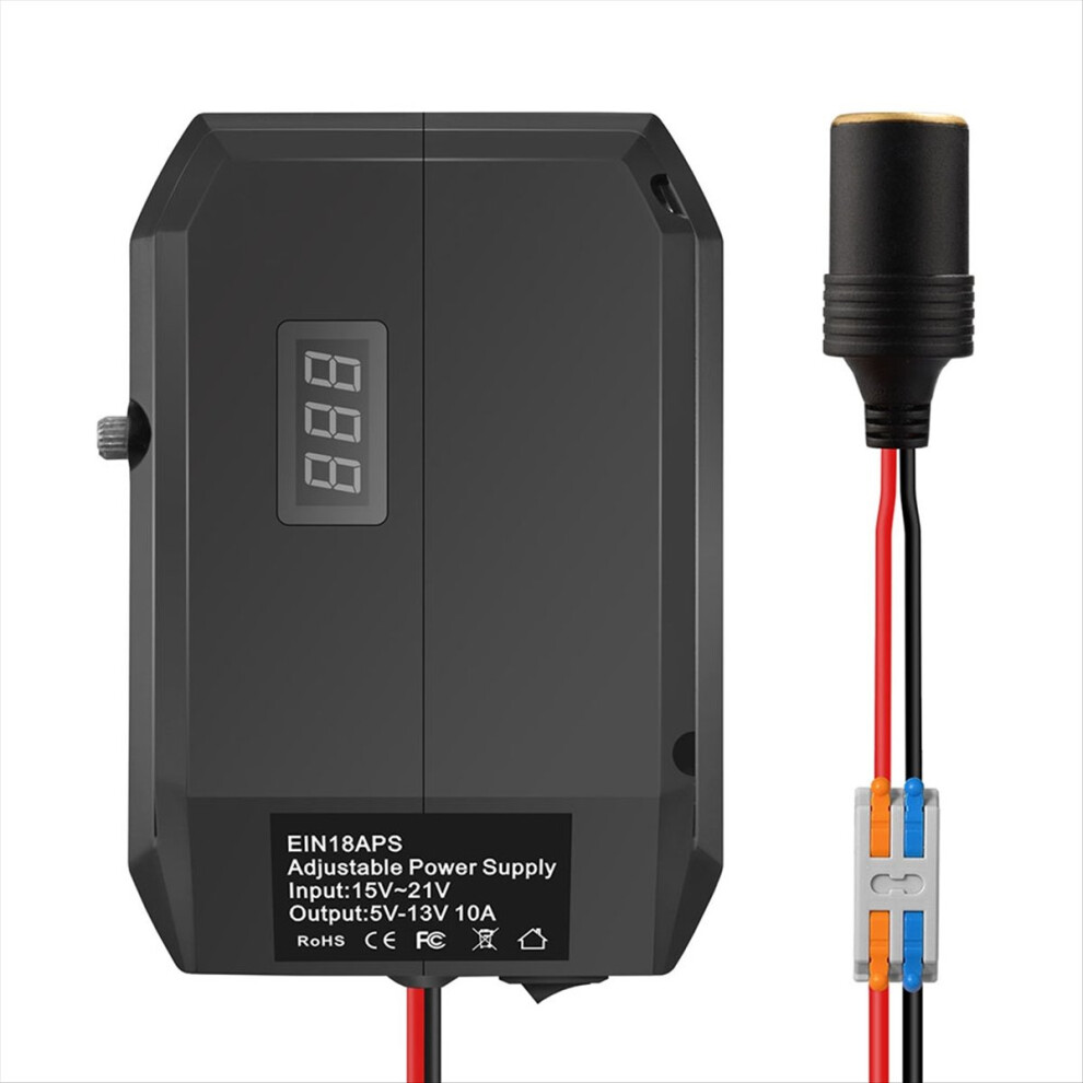 Dc 18V Battery Adapter For Battery, 18V To 12V Converter, Lighter Buck Adapter 4854054937098